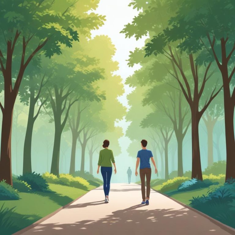 Healthy walking posture