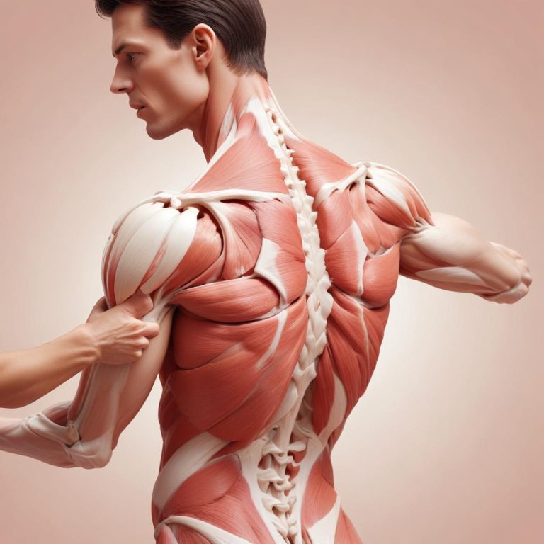 Reducing tension in shoulders